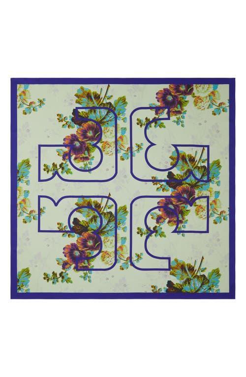 Tory Burch 3D T-Monogram Silk Square Scarf Product Image