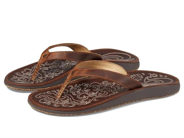 OluKai Paniolo (Natural/Natural) Women's Sandals Product Image