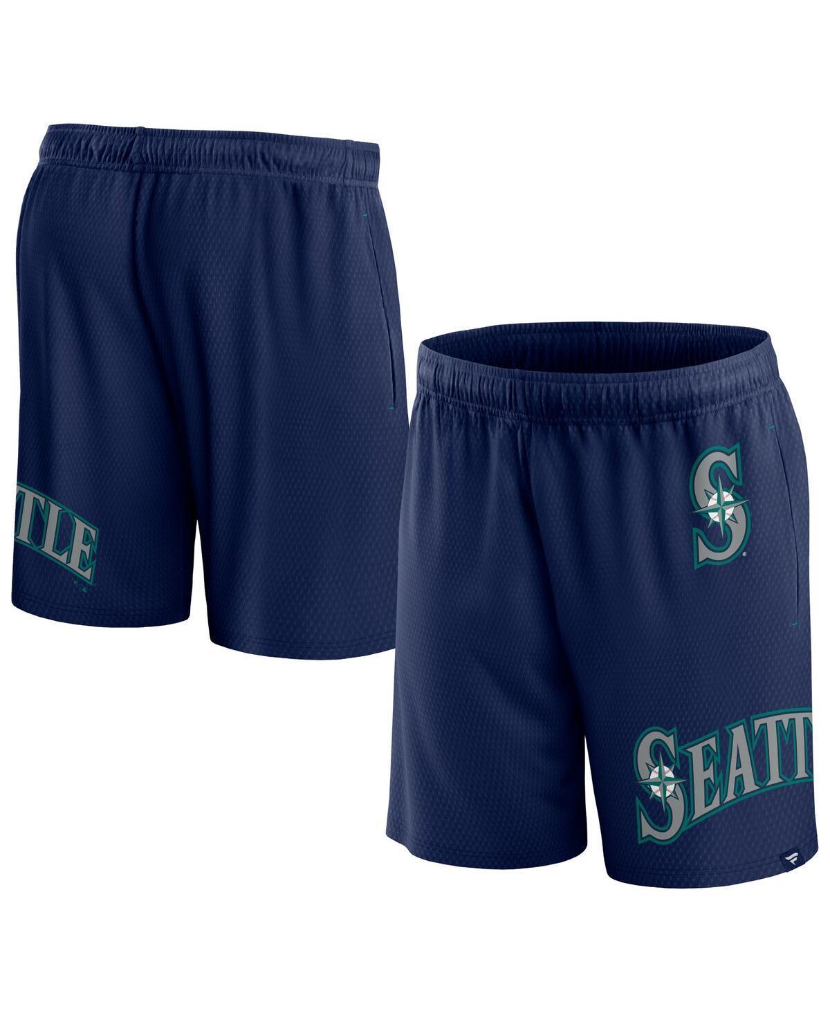 Mens Fanatics Navy Seattle Mariners Clincher Mesh Shorts Product Image