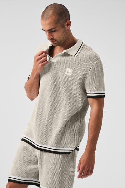 Sports Club Sweater Knit Polo - Bone Product Image