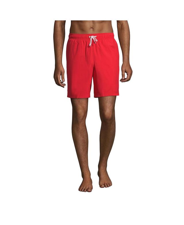 Lands End Mens 8 Solid Volley Swim Trunks Product Image