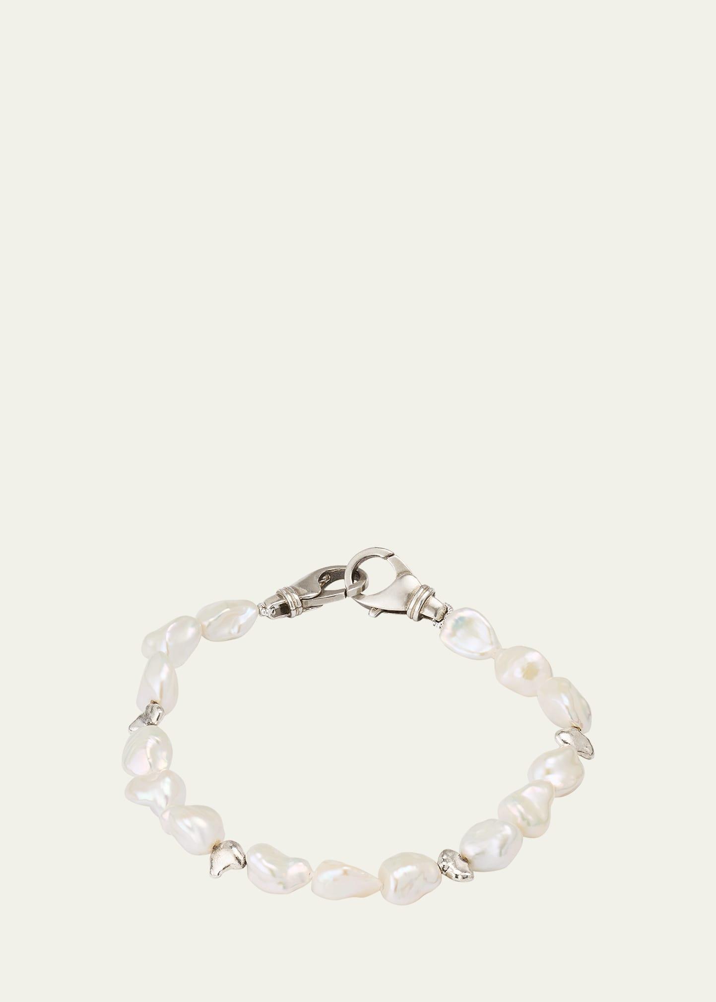 Mens Freshwater Pearl Bracelet Product Image