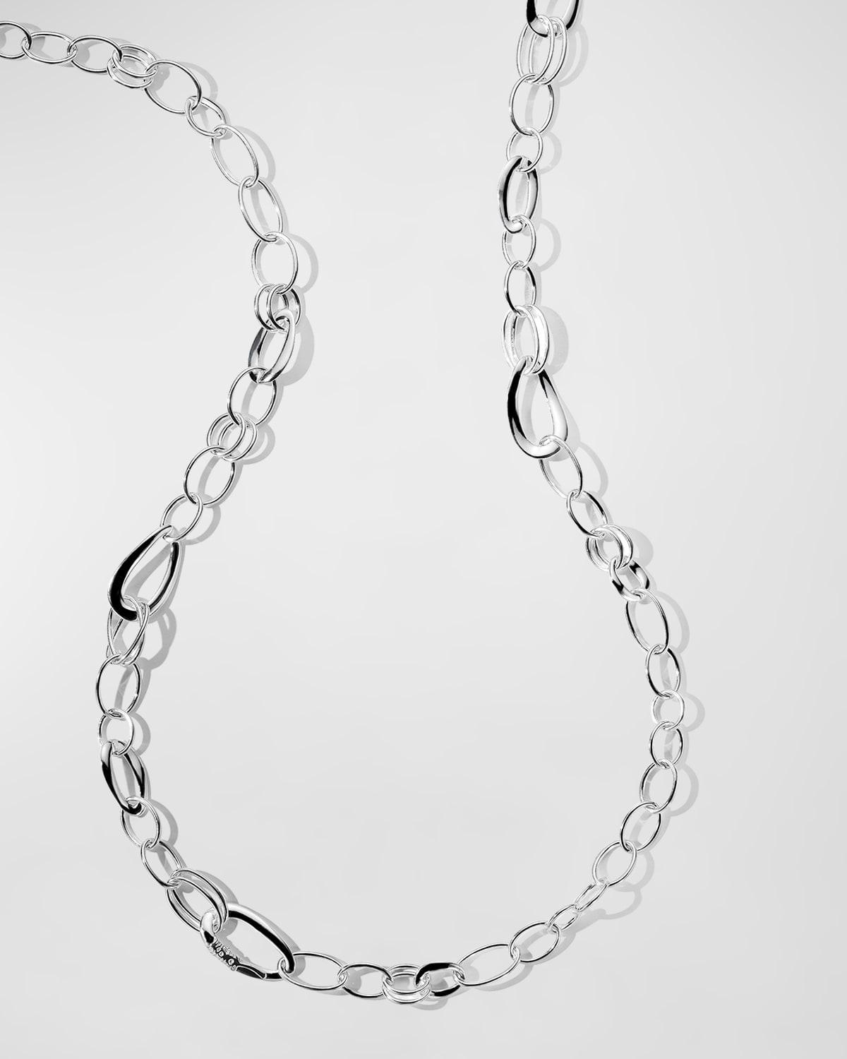 Womens 925 Classico Cherish Link Sterling Silver Long Necklace Product Image