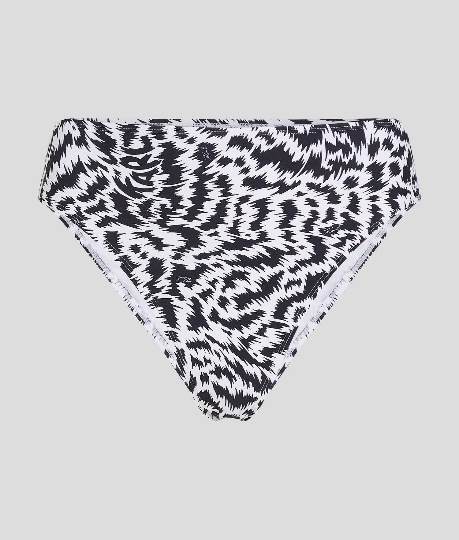 ANIMAL PRINT HIGH-RISE BIKINI BOTTOMS Product Image