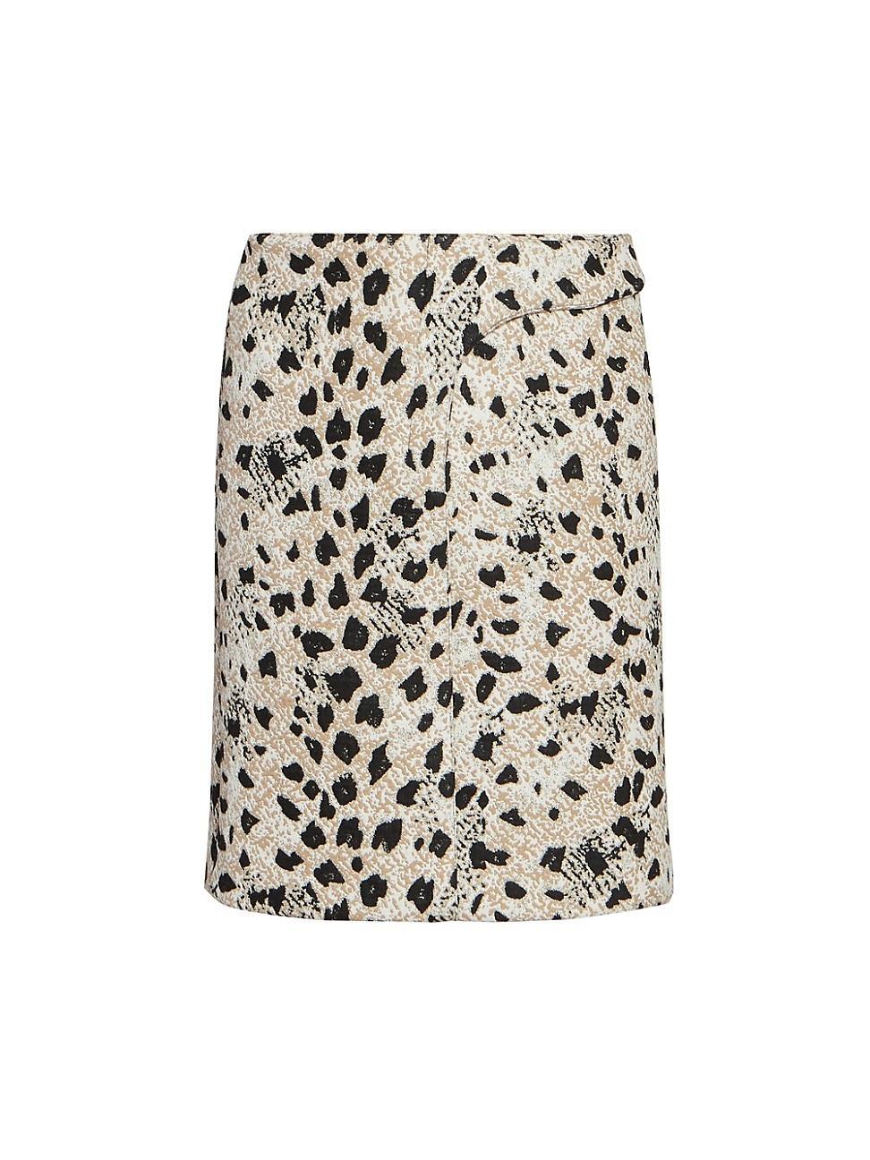 Womens La Jupe Obra Leopard Midi-Skirt product image