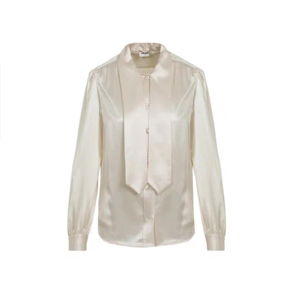 SAINT LAURENT Blouse 38 In  Craie Product Image