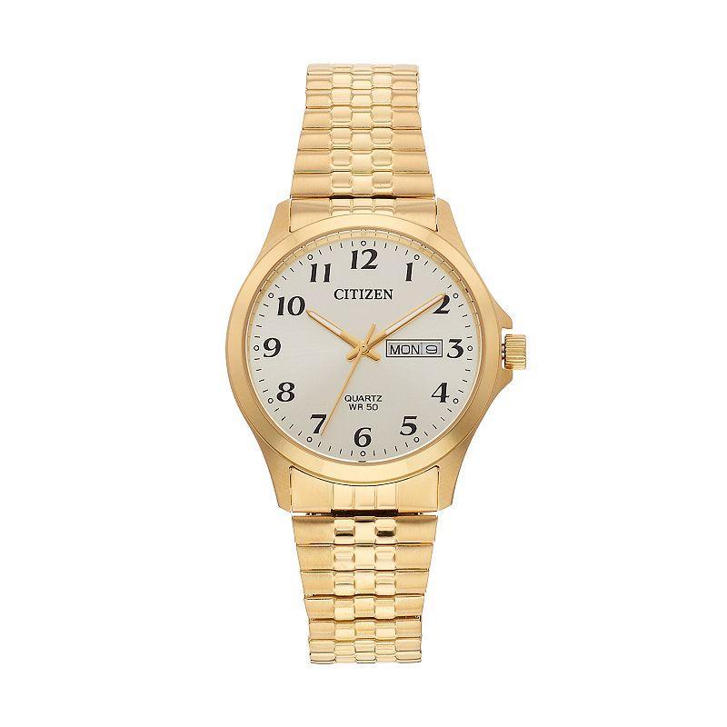 Citizen Mens Stainless Steel Expansion Watch - BF5002-99P Gold Tone Product Image