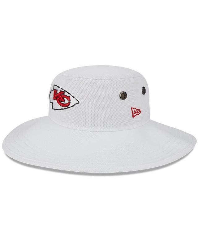 Mens New Era White Kansas City Chiefs 2023 Nfl Training Camp Panama Bucket Hat Product Image