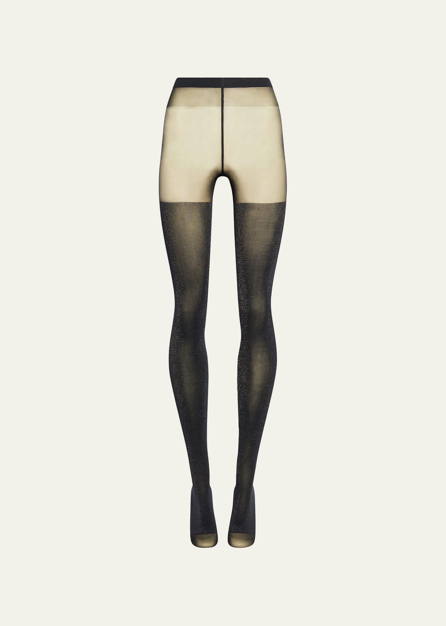 Wolford Shiny Sheer Tights Pewter) Hose Product Image