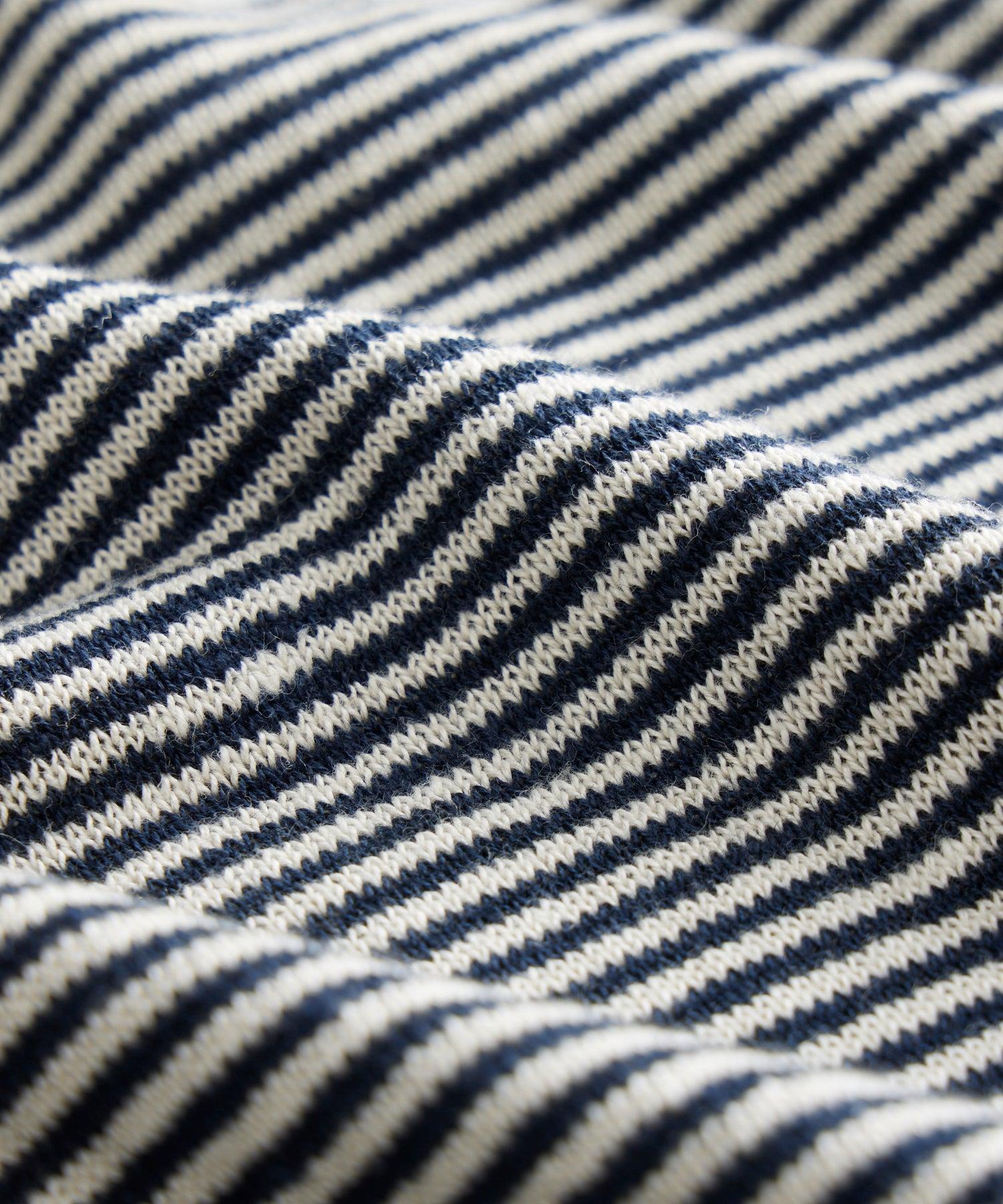 Relaxed Linen Stripe Montauk Polo Product Image