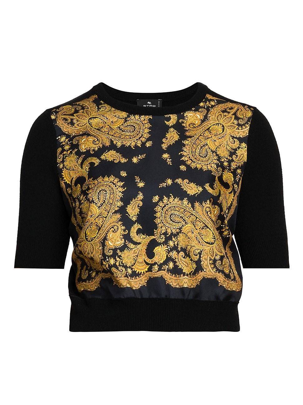 Womens Dahlia Paisley Top Product Image