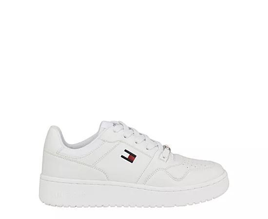 Tommy Hilfiger Womens Twigye Casual Lace up Sneakers - White Product Image