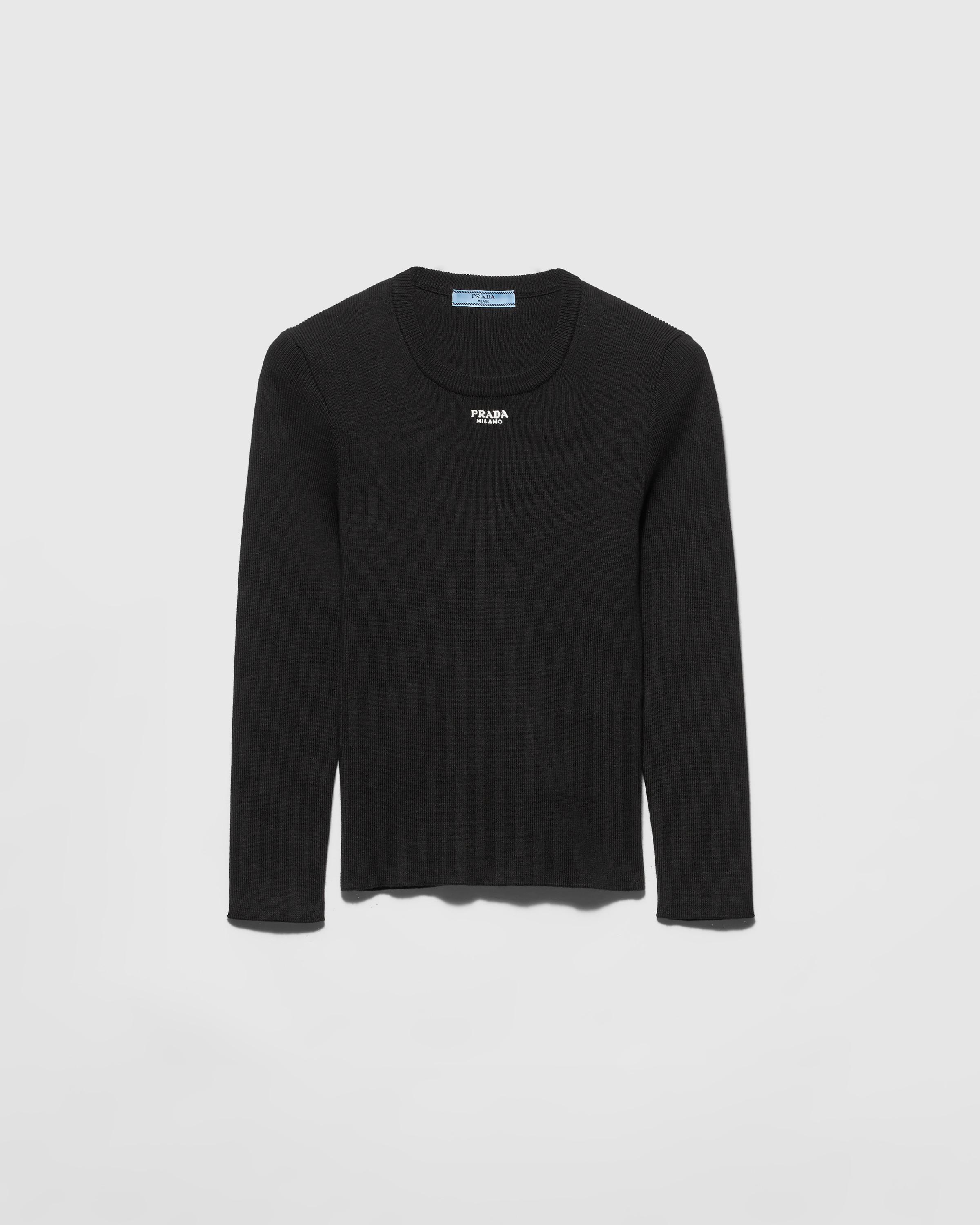 Cotton crew-neck sweater Product Image