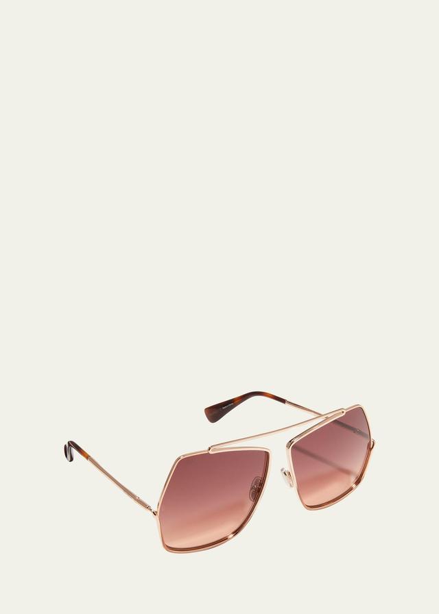 Max Mara 64mm Geometric Sunglasses Product Image