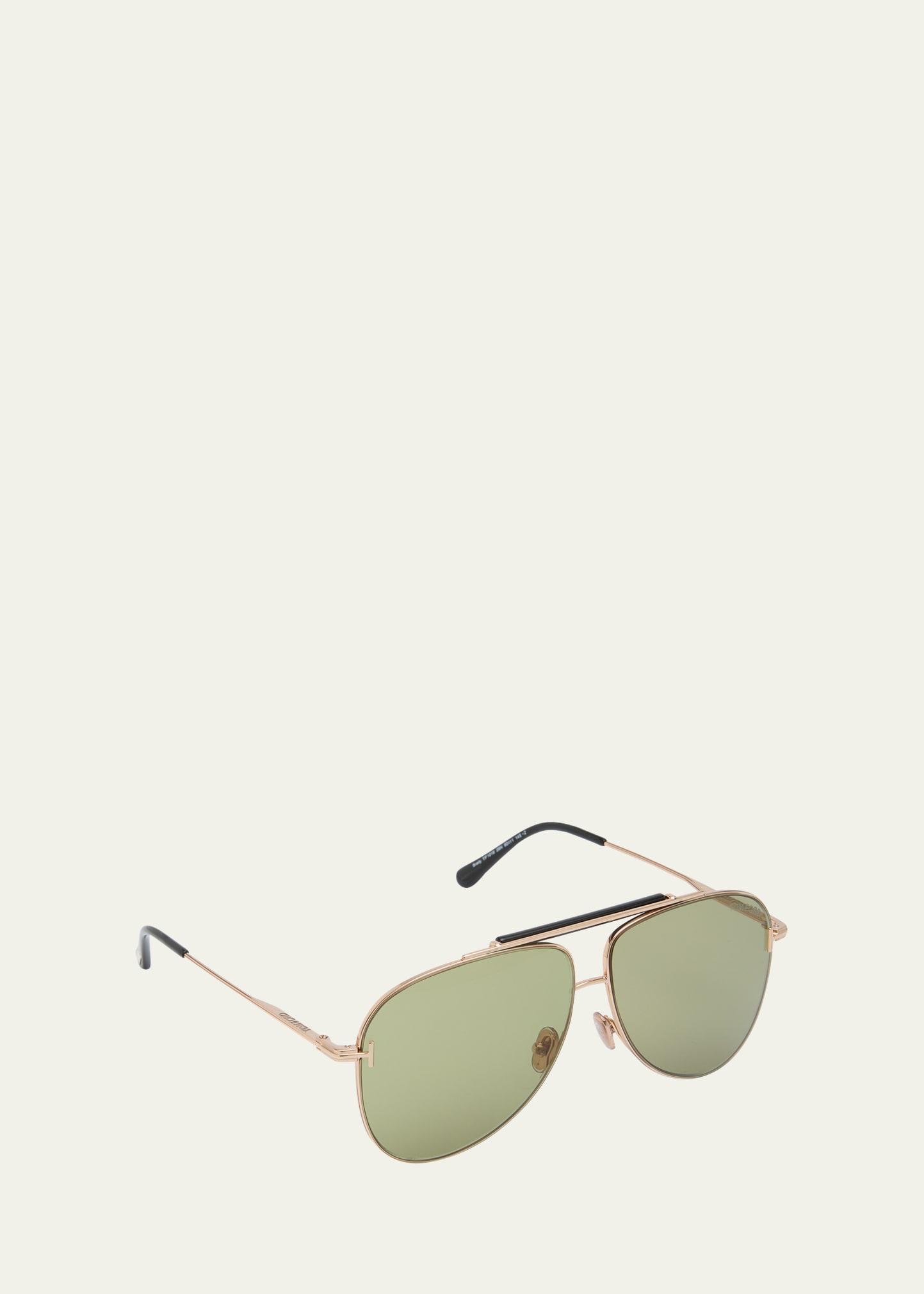 Tom Ford Brady Pilot Sunglasses, 60mm Product Image