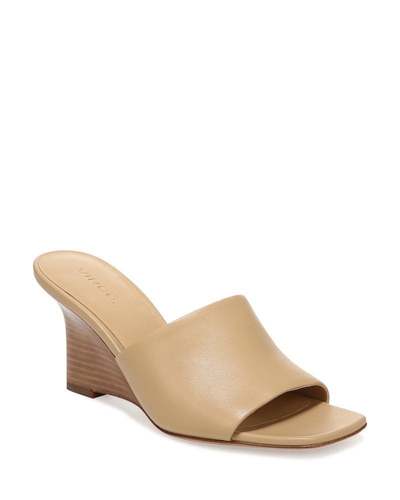 Vince Womens Pia Wedge Mule Sandals Product Image