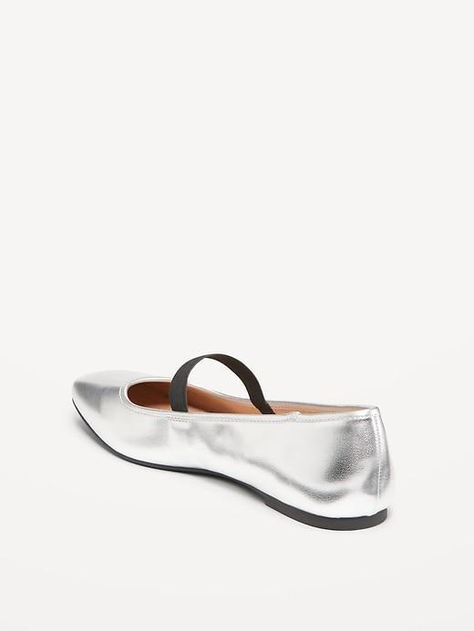 Satin Mary Jane Ballet Flat Product Image