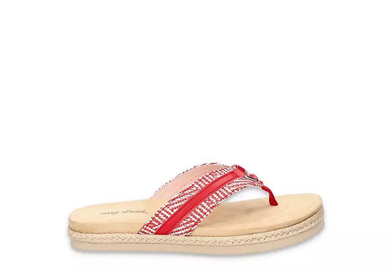 Easy Street Womens Starling Slip-On Thong Sandals Product Image