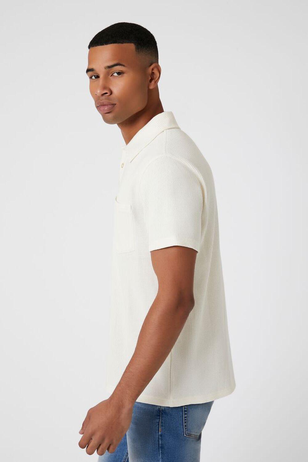 Ribbed Slim-Fit Pocket Polo Shirt | Forever 21 Product Image