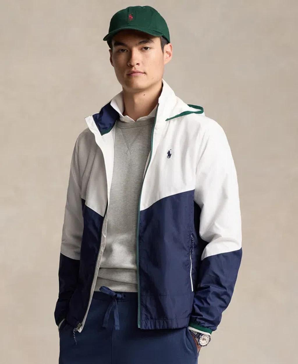 Polo Ralph Lauren Mens Color-Blocked Hooded Jacket Product Image