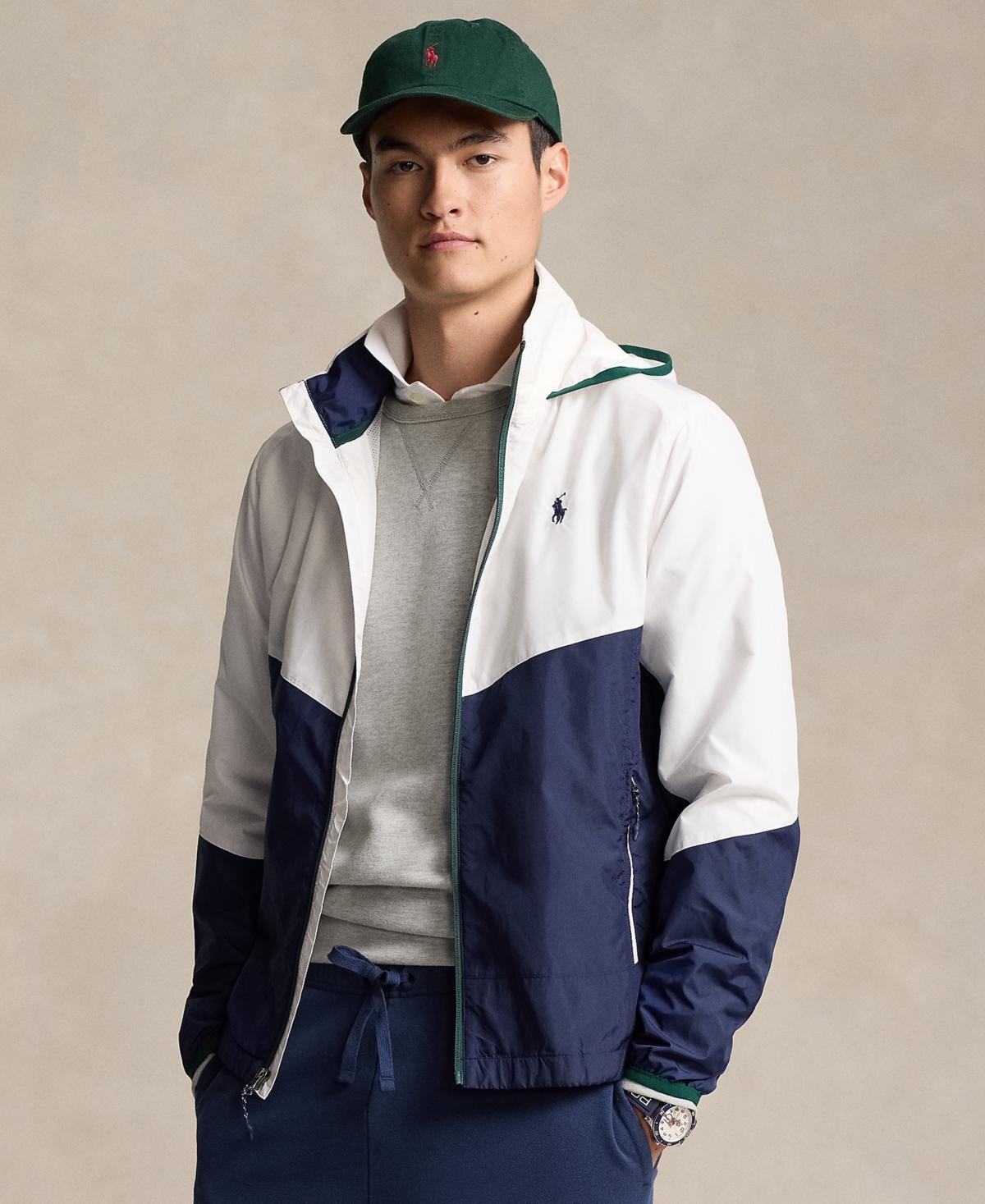 Polo Ralph Lauren Mens Color-Blocked Hooded Jacket Product Image