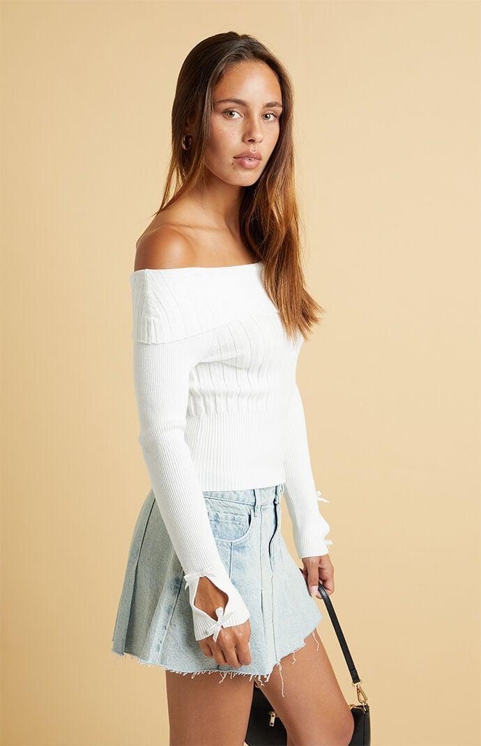 Beverly and Beck Women's Nellie Off-The-Shoulder Sweater Product Image