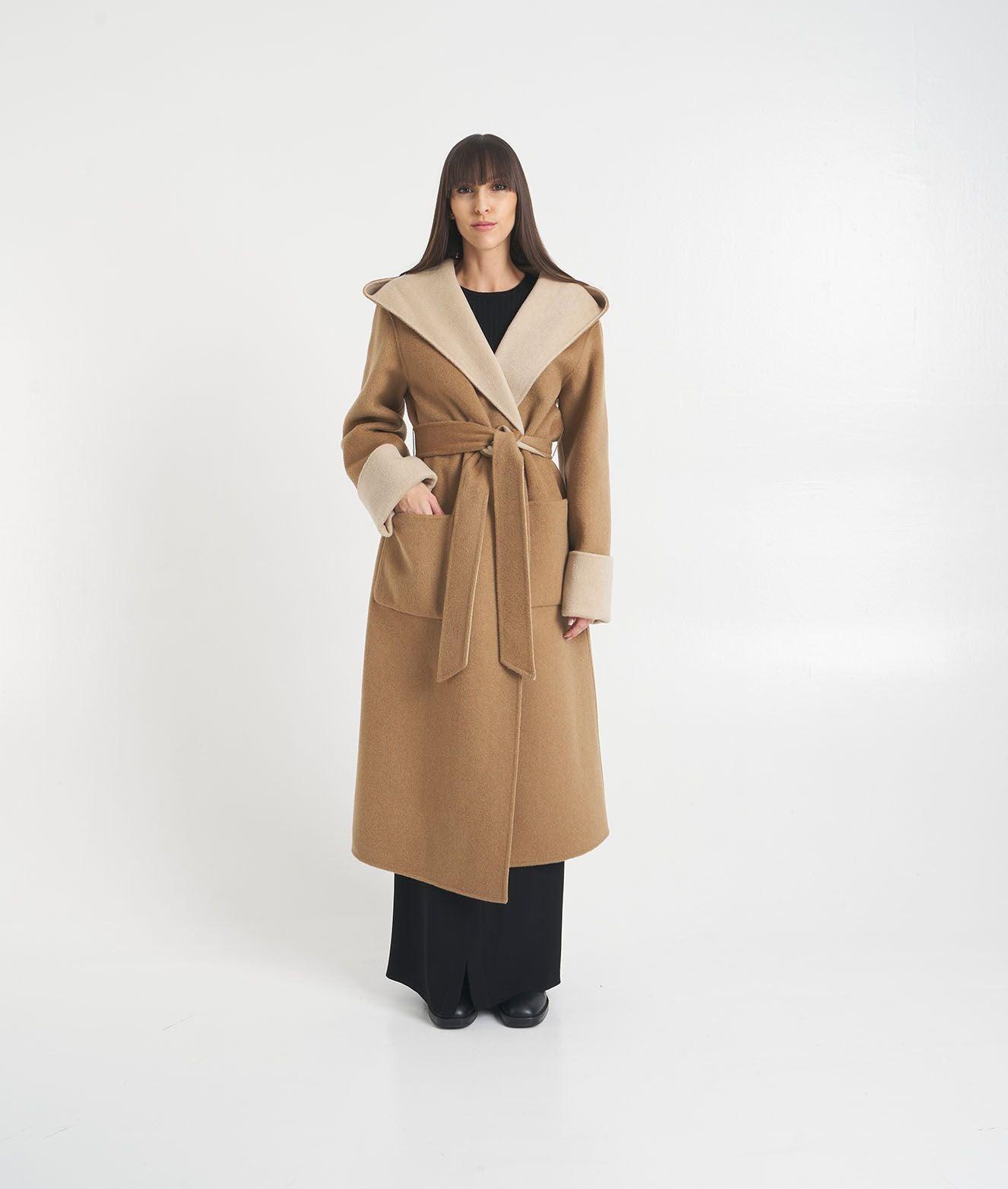 Reversible wool coat 'Franca' Product Image