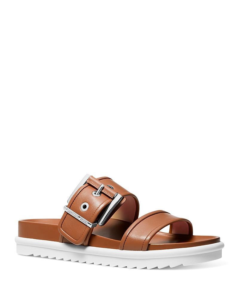 Michael Michael Kors Womens Colby Black Slide Sandals Product Image