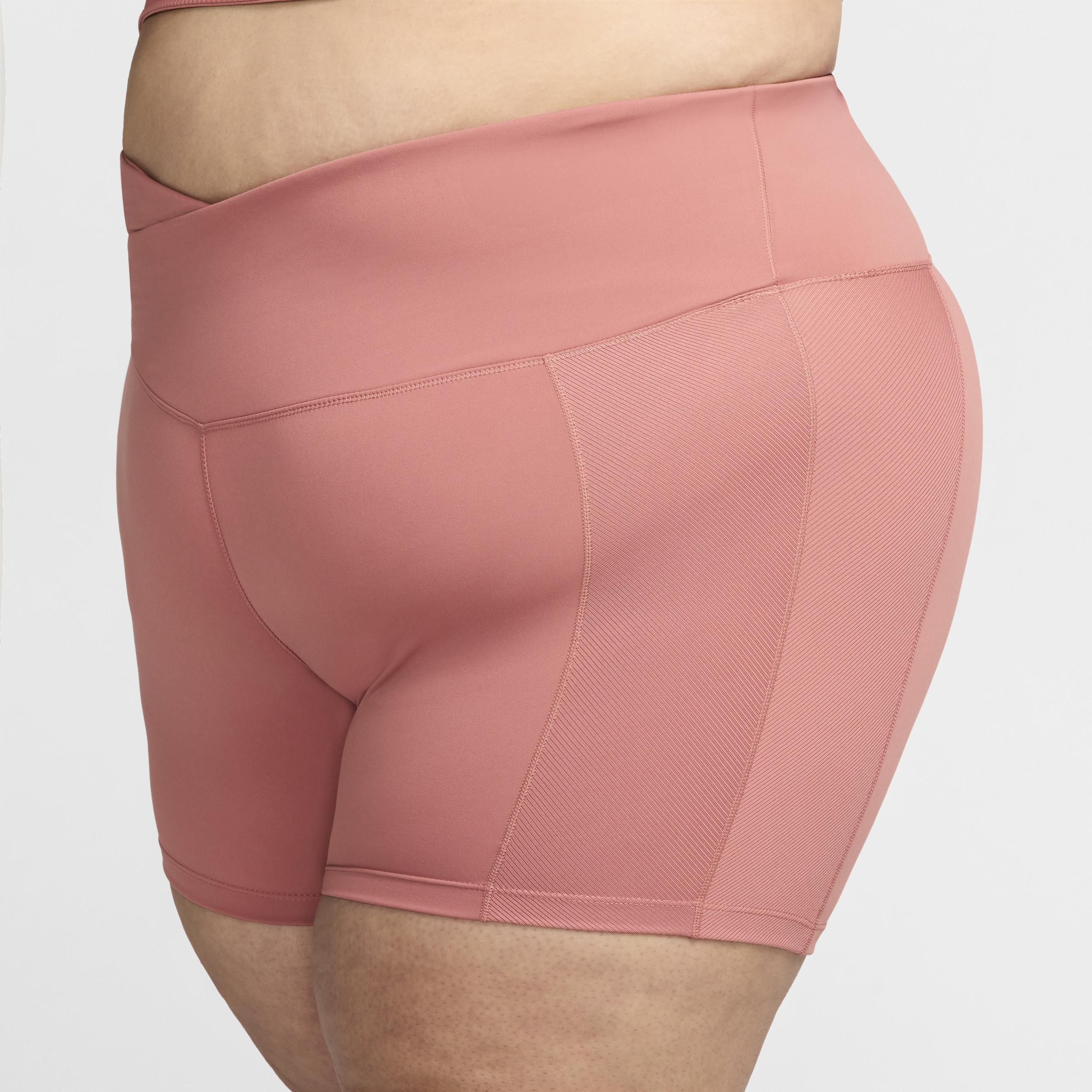 Nike Womens One Wrap High-Waisted 5 Biker Shorts (Plus Size) Product Image