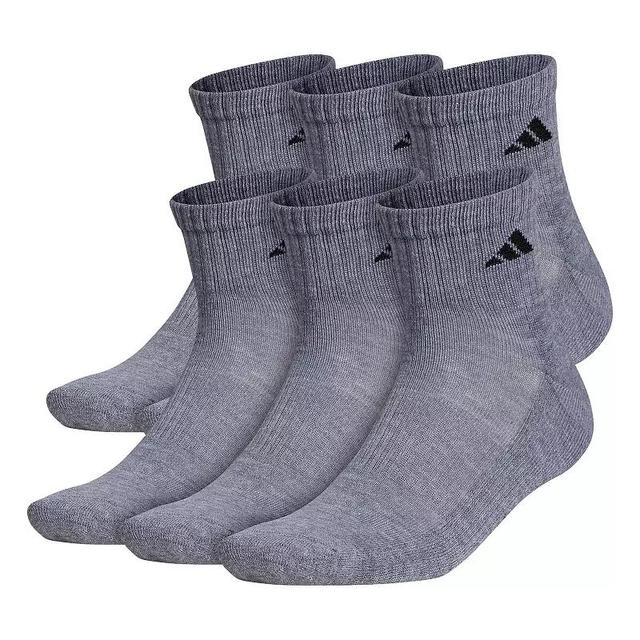 Athletic Cushioned Quarter Socks 6 Pairs XL Product Image