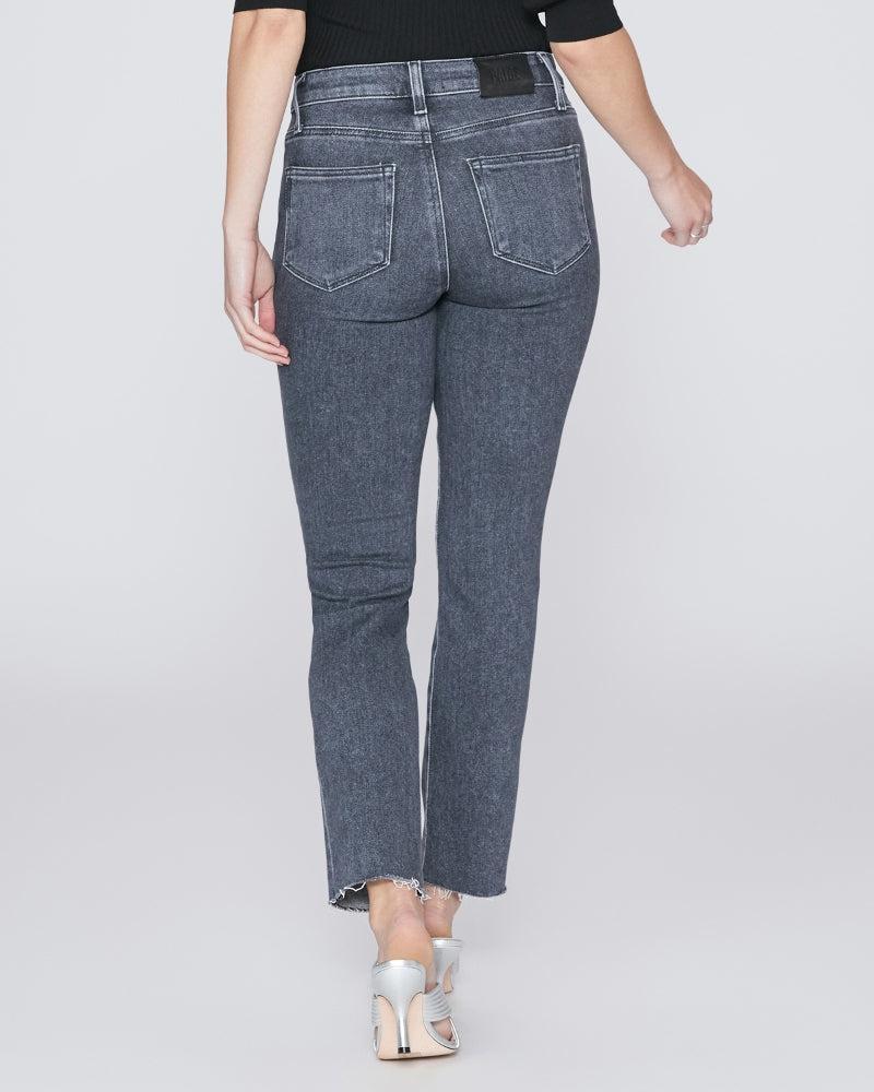 Paige Cindy with Raw Hem in Ash Black Female Product Image