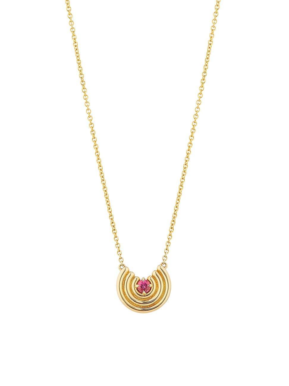 Womens Revival 14K Yellow Gold & Gemstone Pendant Necklace Product Image