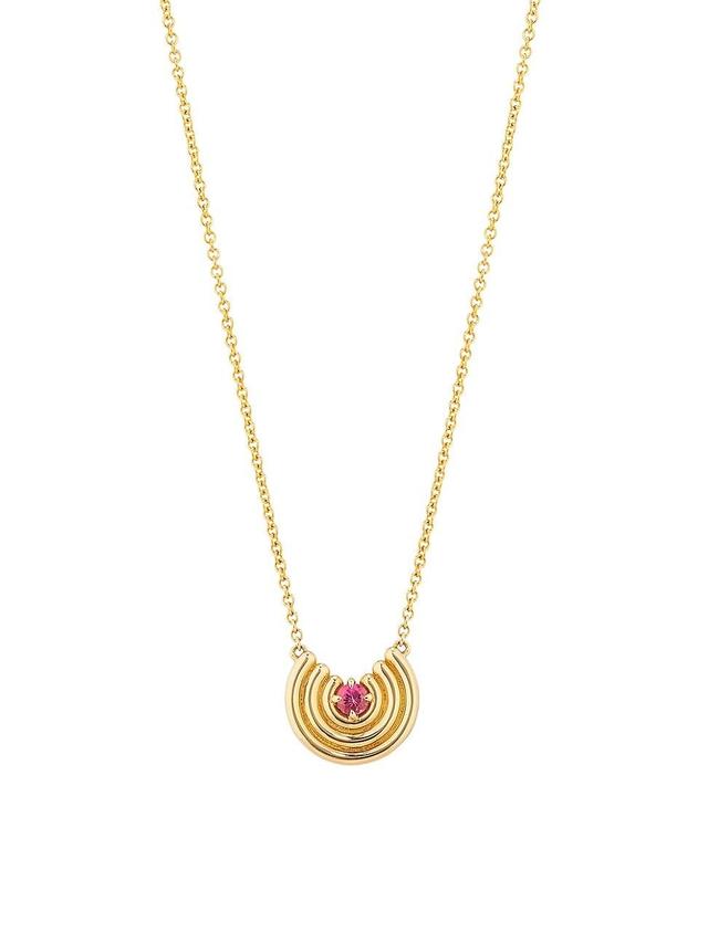 Womens Revival 14K Yellow Gold & Gemstone Pendant Necklace Product Image