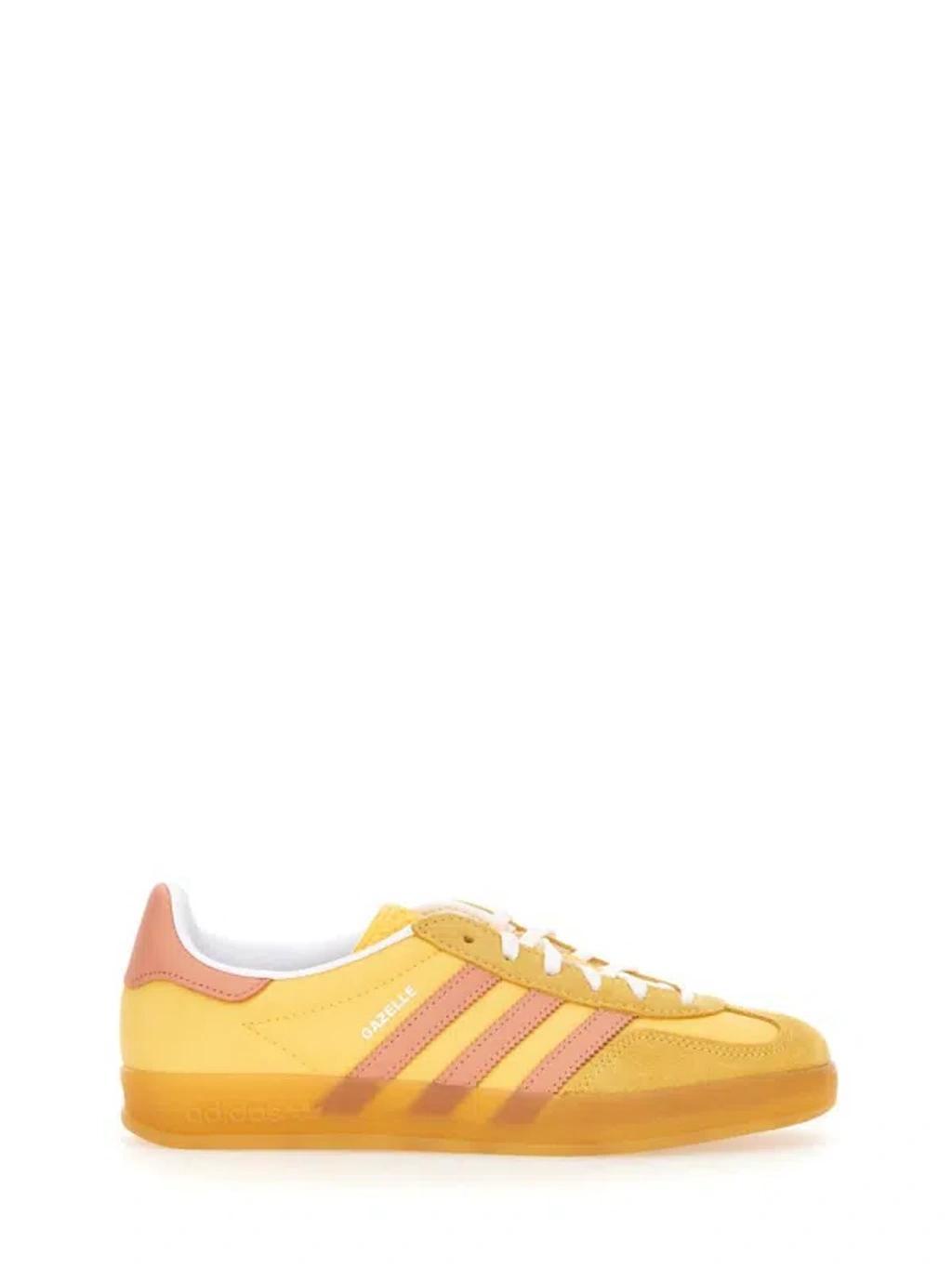 ADIDAS ORIGINALS Yellow Gazelle Indoor Sneakers Product Image