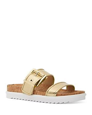 Michael Michael Kors Womens Colby Black Slide Sandals Product Image