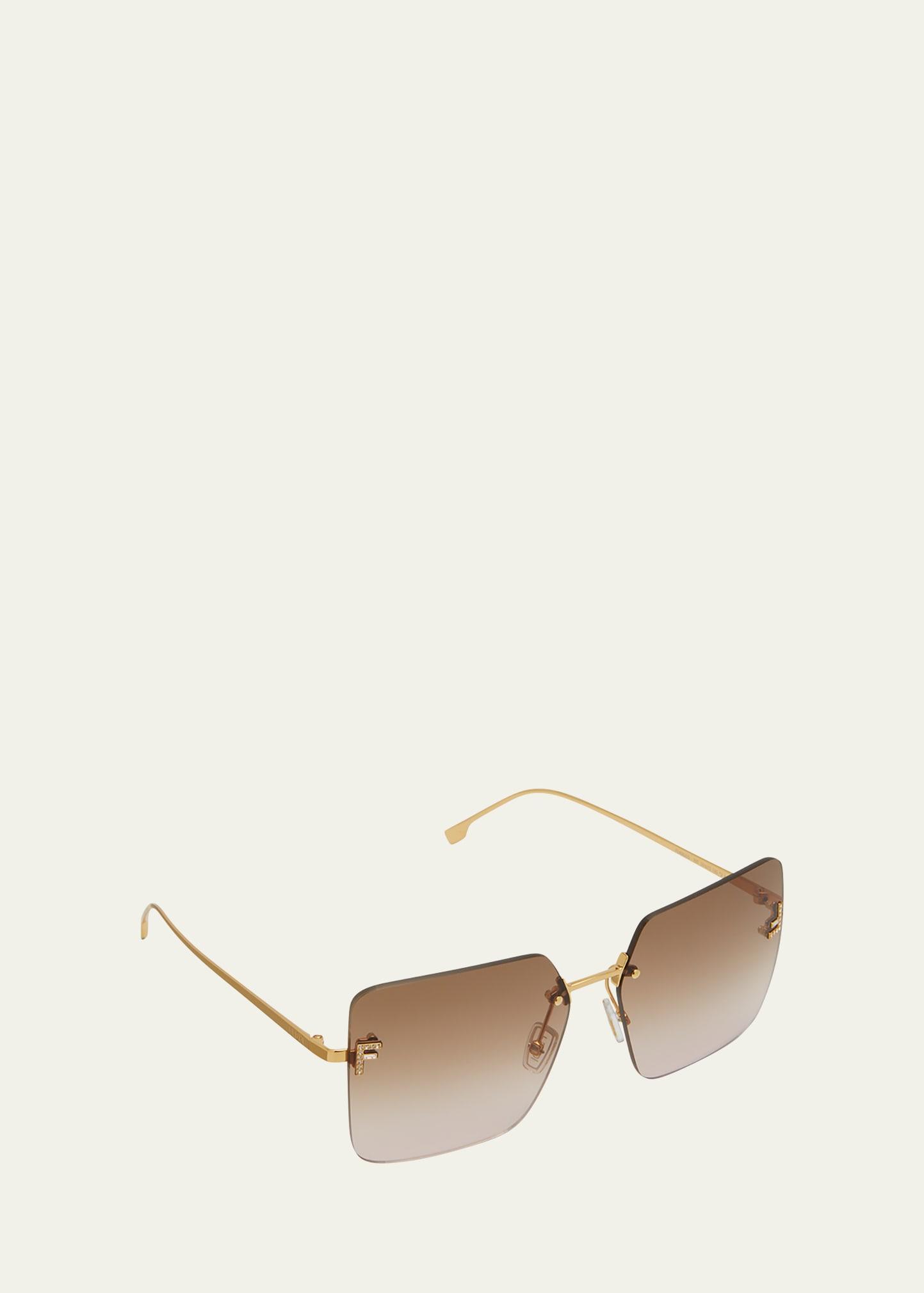 Womens 59MM Square Sunglasses Product Image