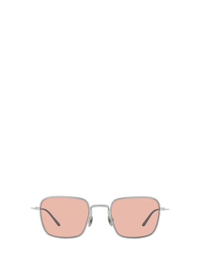 Square-frame Sunglasses In Silver Product Image