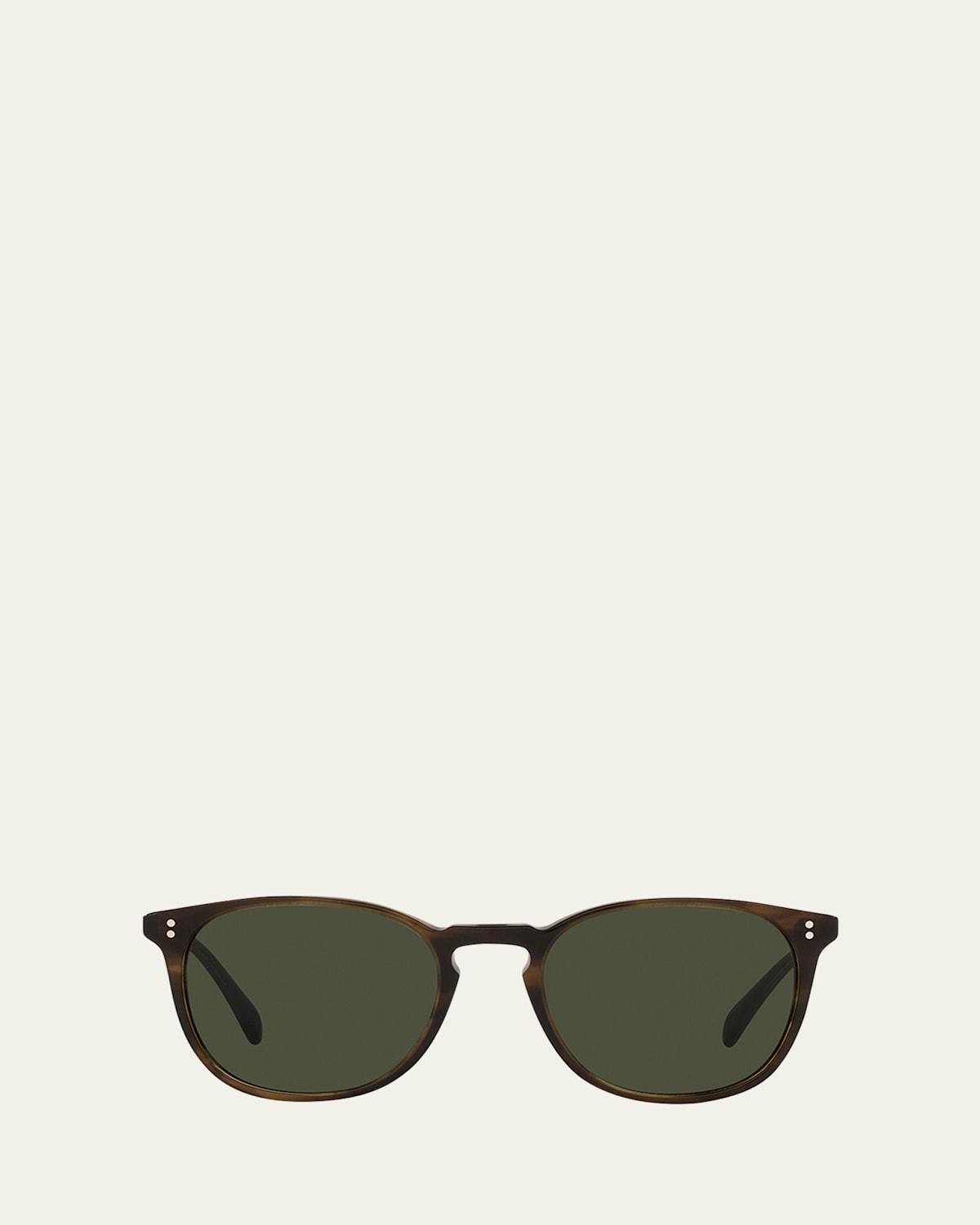 Oliver Peoples Men's Finley Esq. Round Sunglasses  - GREY Product Image