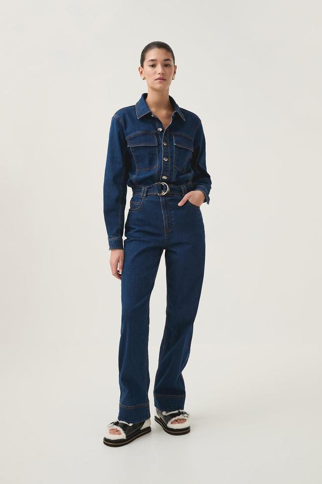 Neo Denim Jumpsuit Product Image