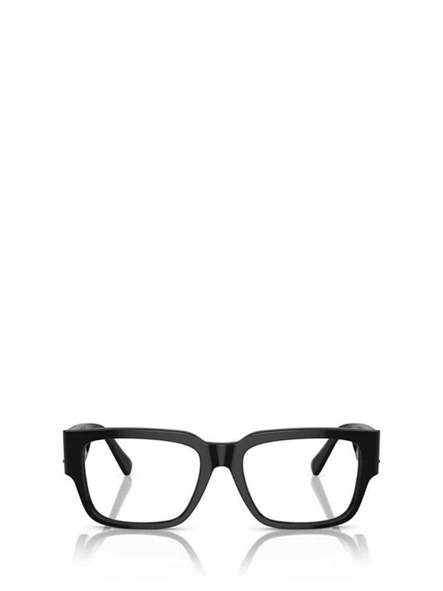 VERSACE Rectangle-frame Glasses In Black Product Image