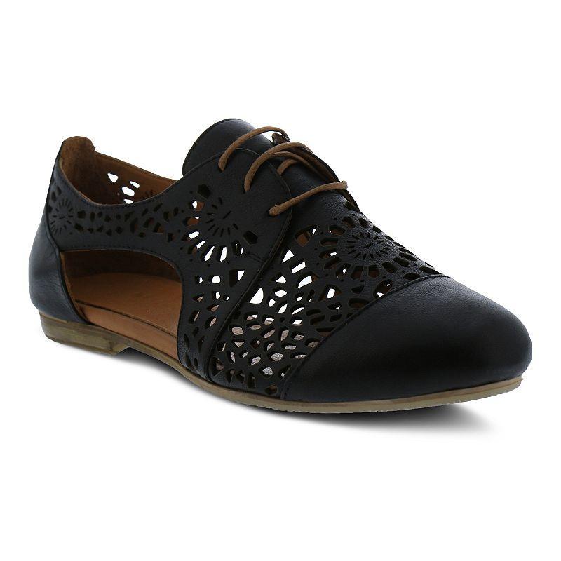 Spring Step Theone Womens Leather Lace-up Shoes Product Image