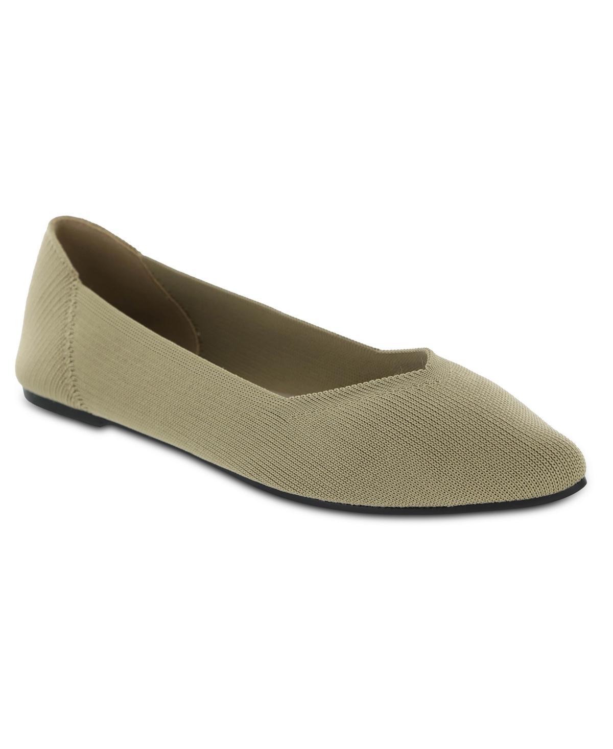 Mia Womens Kerri Ballet Knit Flats Product Image