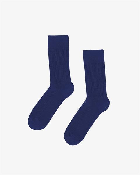 Classic Organic Sock - Marine Blue Product Image