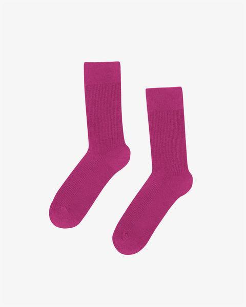 Classic Organic Sock - Magenta Blaze Product Image