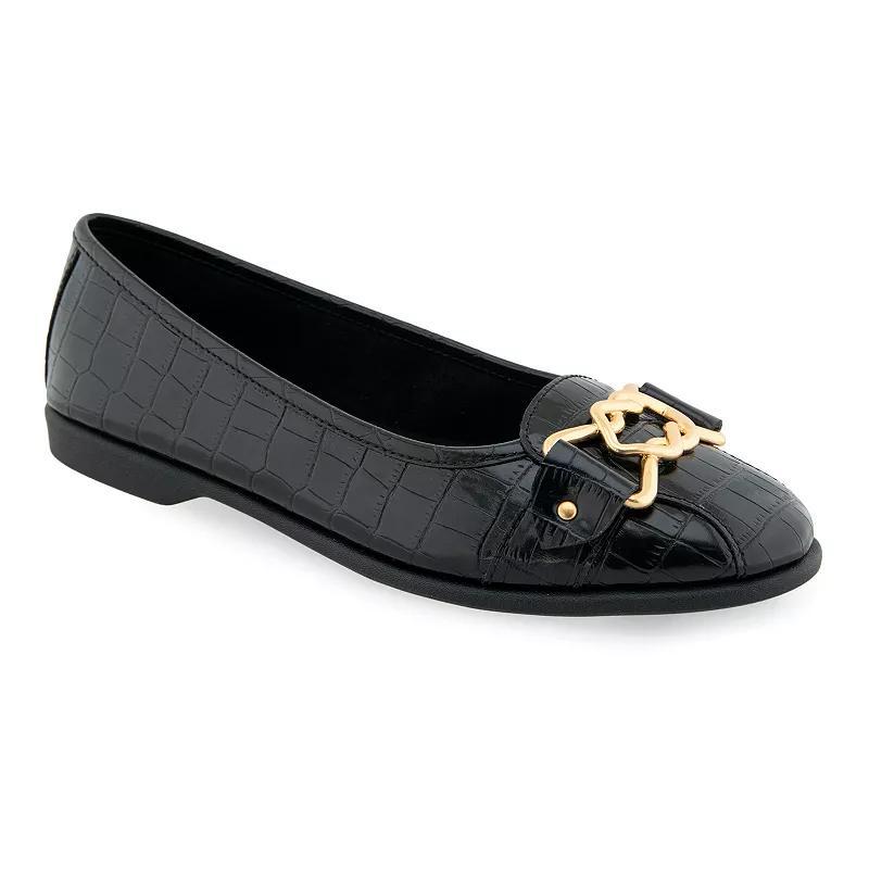 Aerosoles Bia Womens Leather Ballet Flats Product Image