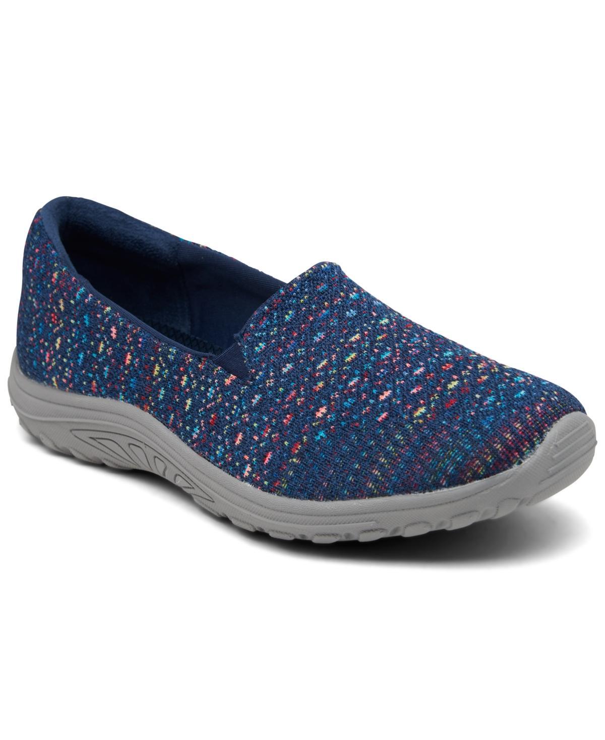 Skechers Womens Relaxed Fit: Reggae Fest - Wicker Walking Sneakers from Finish Line - NAVY Product Image