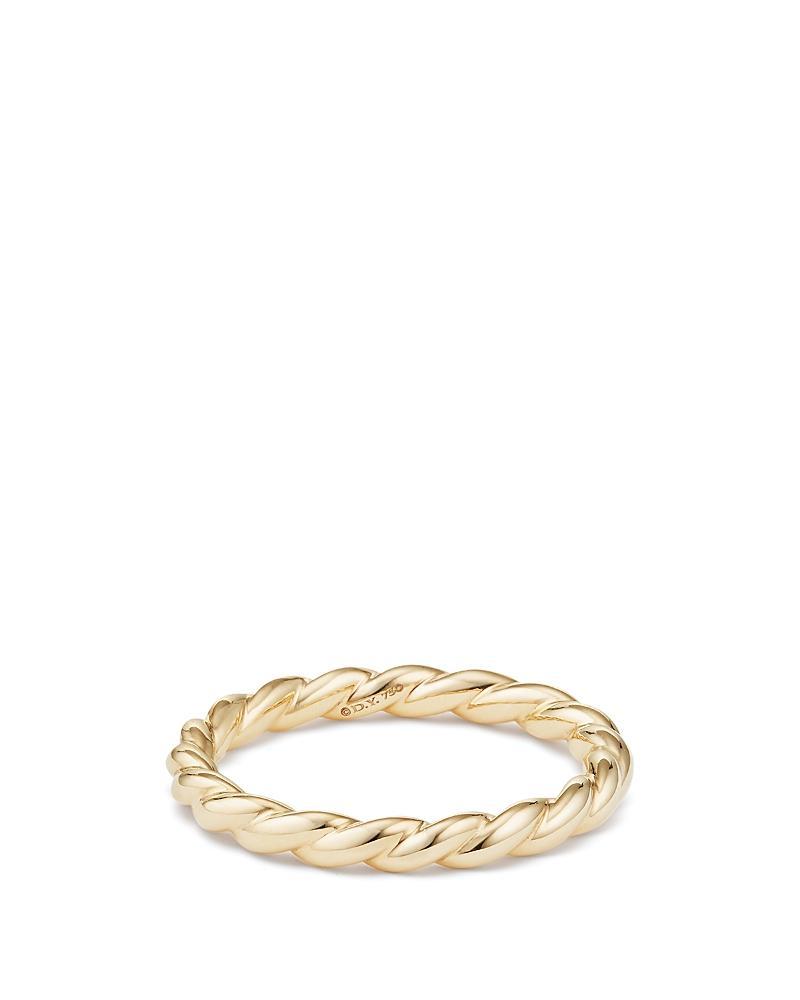 Womens Flex Band Ring in 18K Yellow Gold Product Image