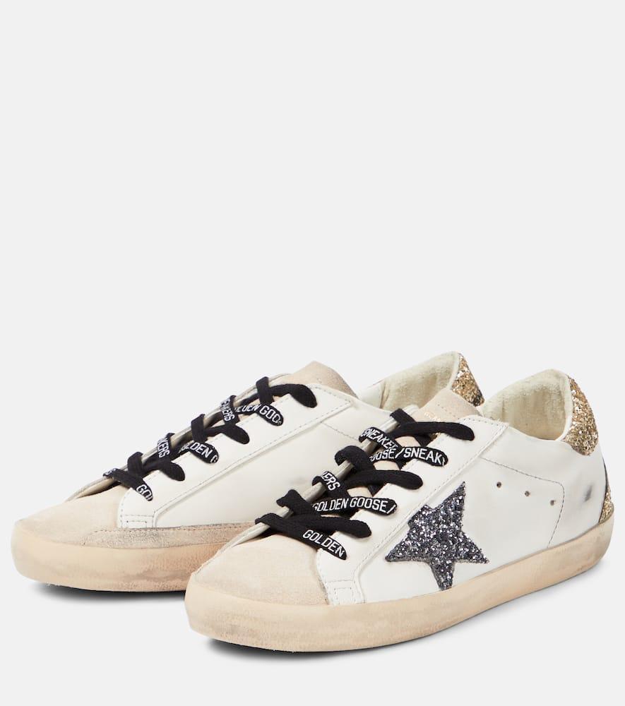 GOLDEN GOOSE Super-star Leather Sneakers In White Product Image