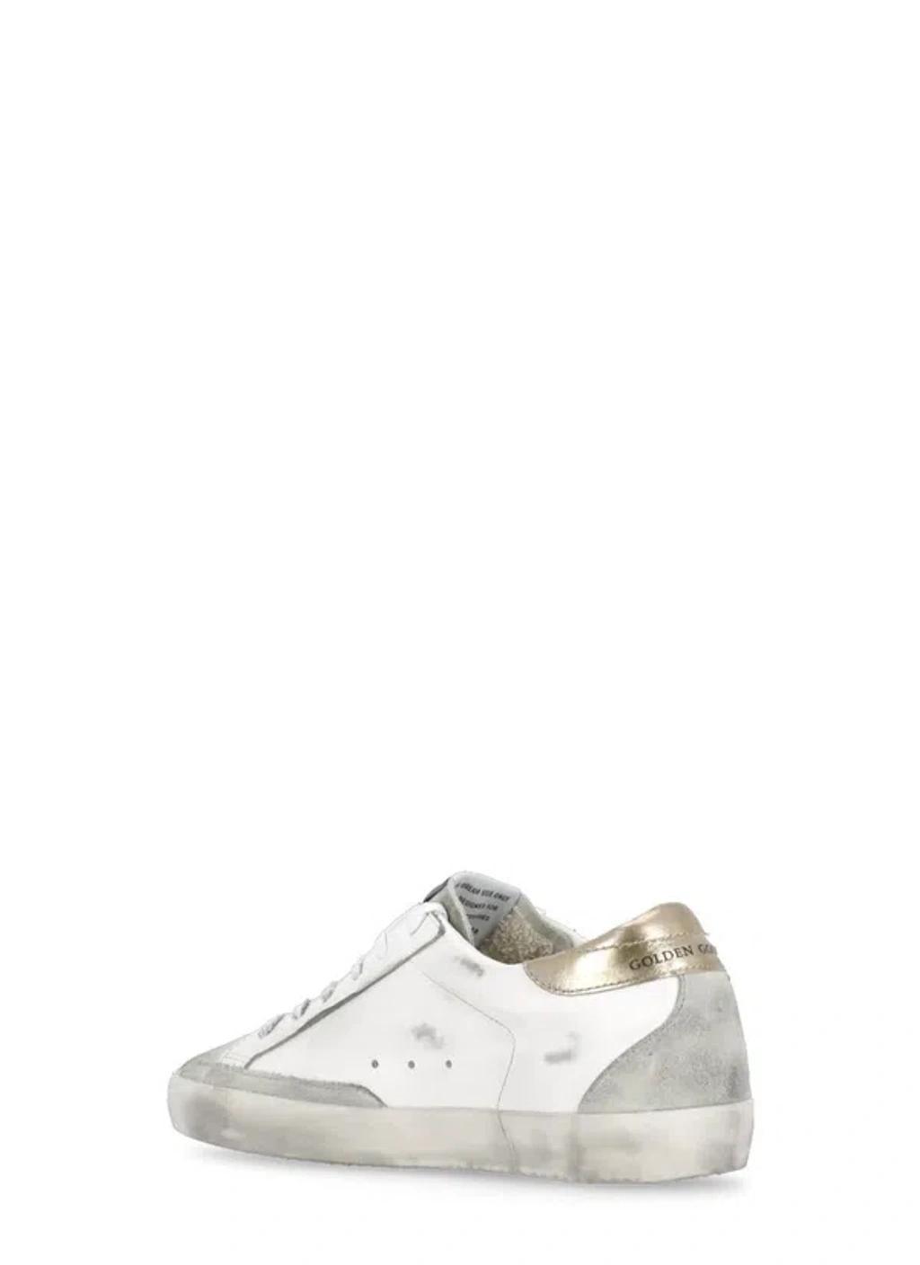 GOLDEN GOOSE Sneakers White In White Crystal Gold Product Image