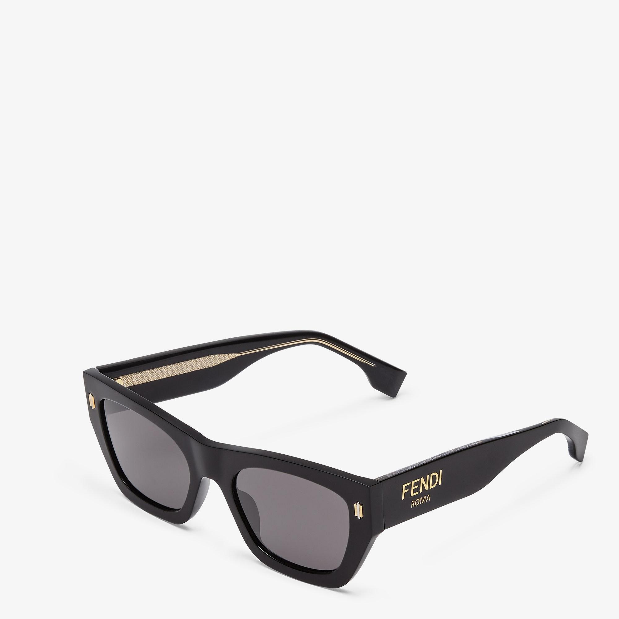 Fendi RomaBlack acetate sunglasses Product Image